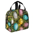 thumbnail image 2 of Easygdp colorful Easter eggs Bolsa Térmica Premium - Tela Oxford Impermeable, Gran Capacidad, Bolsillo Frontal, Unisex para Trabajo, Escuela, Actividades al Aire Libre y Picnics, 2 of 8