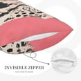 thumbnail image 3 of Balery Pink Cheetah Art Bedding Queen Pillow Cases - Envelope Closure - Soft Brushed Microfiber Fabric - Shrinkage and Fade Resistant Pillow Cases-20"x30", 3 of 6