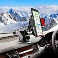 thumbnail image 2 of Windshield Mount Cell Phone Holder Phone Mount for Center Console & Windshield Cell Phone Holder Car Hands Phone Holder Mount for Smartphone Cell Phone Automobile Cradles Universal, 2 of 7