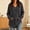 Dark Gray, variant on Wrap Surplice V Neck Tops for Women Long Sleeve Casual Blouses Ruched Side Dressy Shirts Elegant Basic Fall Blouses Gray M