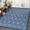 Blue, variant on Hasoo 5' x 7' Area Rug for Living Room Modern Floral Thin Carpet Non-Slip Rug Foldable Indoor Rug for Bedroom Kitchen Colorful
