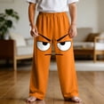 thumbnail image 3 of Orange Kids Girl Boy Hawaiian Tropical Straight Leg Long Leg Print Trousers Pants for Kid Spandex Beach Brunch Fall Summer Trousers Pants 2026 Clothes 13 Years, 3 of 9