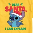 thumbnail image 3 of Lilo & Stitch - Dear Santa I Can Explain - Men's Short Sleeve Graphic T-Shirt, 3 of 5