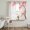 White, Crimson, Coral Pink, Rose Petal, variant on Spring Floral Sheer Curtains 84 Inch Length 2 Panels Set, Pink Weeping Cherry Blossom Branches Beige Voile Window Treatment Rod Pocket Curtains Sheers for Bedroom/Living Room/Kitchen 52"x84"x2