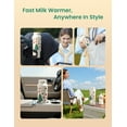 thumbnail image 6 of Paruu Portable Bottle Warmer for Travel, Easy-Clean Wide Mouth, Portable Milk Warmer with Fast Heating, 7-Temp Control,12oz, 6 of 9