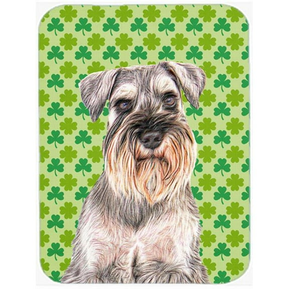 Carolines Treasures  St. Patricks Day Shamrock Schnauzer Mouse Pad