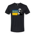 thumbnail image 2 of Support Ukrainian Flag Zelensky RESIST Mens Premium Tri Blend T-Shirt, True Black, XX-Large, 2 of 4