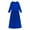 Blue, variant on Black Long Sleeve Dress White Wedding Dress Date Night Dress Black Party Dress Christmas Clothes My First New Years Baby Girl Outfit, Black 3-4 Years