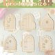 thumbnail image 2 of 48pcs Fairy Door Wooden Garden Door Craft Mini Window Fairy House Kit Unfinished Miniature Door Unpainted Fairy Window, 2 of 5