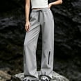thumbnail image 4 of ZZwxWA Womens Workout Sports Pants Elastic Waist Drawstring Loose Fit Trousers Stylish Running Outdoor Hiking Track Pant, 4 of 5