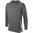 thumbnail image 2 of Evoshield Youth Lightweight Baseball Training Hoodie Grey M, 2 of 6