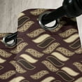 thumbnail image 3 of Ambesonne Brown Grommet Curtain, Cheetah Skin Pattern Savannah, 50" x 84", Redwood Brown, 3 of 6