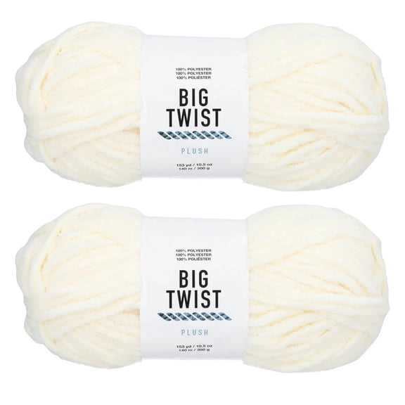 Fun Express Coconut Blanket Polyester Yarn - 2 Skeins