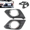 thumbnail image 5 of Fog Lights Cover Front Bumper Lamp Bezel Frame For Nissan Rogue X-trail 2014-16, 5 of 8