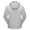 thumbnail image 3 of Little Donkey Andy Men’s Softshell Jacket with Removable Hood, Fleece Lined and Water Repellent Light Gray Size L, 3 of 7