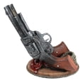 thumbnail image 3 of Ebros Western Six Shooter Cowboy Pistol Wine Bottle Holder Caddy 9.75" Long, 3 of 6