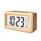 thumbnail image 1 of Digital Alarm Clock Battery Operated, Wooden Lcd Digital Clock with Night Light, Temperature Detect, Snooze Function for Bedroom, Bedside, Desk, 1 of 5