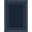 Navy Blue, Pattern 16, variant on ODIKA 8'x10' Washable Area Rug Non-Shedding, Easy Care, Solid Minimalist Design With Subtle Tonal Stripe And Edge Framing for King Size Bedroom Under Bed, Master Suite