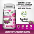 thumbnail image 3 of Liver Cleanse Detox & Repair Formula - Milk Thistle, Berberine, Ginger, Beet Root, Dandelion Root, Artichoke Extract, and Chanca Piedra for Optimal Liver Health Support (3 Bottles), 3 of 9