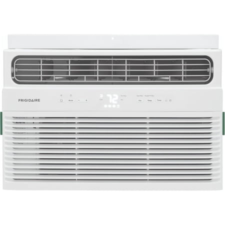 8,000 BTU Smart Window Air Conditioner with Wi-Fi, Cools Up to 350 Sq. Ft., Remote Control, Quiet Operation, Eco Mode, 3 Fan Speeds, White
