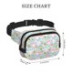 thumbnail image 4 of Balery Love You Rabbit Mochila Cinturón para Mujeres y Hombres, Bolsa de Cintura Impermeable de Doble Capa con Correa, 4 of 9