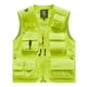 thumbnail image 1 of Tank Tops Hombres Casual Loose Fit con Diseño de Bolsillo Múltiple, Cremallera Multifuncional con Cuello en V Al Aire Libre Top de Voluntario de Emergencia, 1 of 5