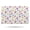 Pioneer Flower Floral-3, variant on Pioneer Flower Floral Print Pattern Bathroom Rugs Mat, Non Slip Microfiber Bathroom Rug with Rubber Backing, Soft Mats for Bathroom Floor Tub Shower, 17"x27"
