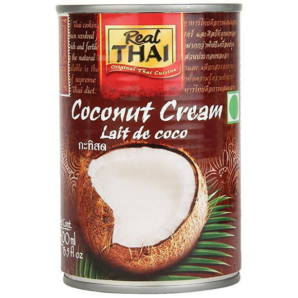 Real Thai Crème de noix de coco en conserve (BROWN CAN) 24/400ml