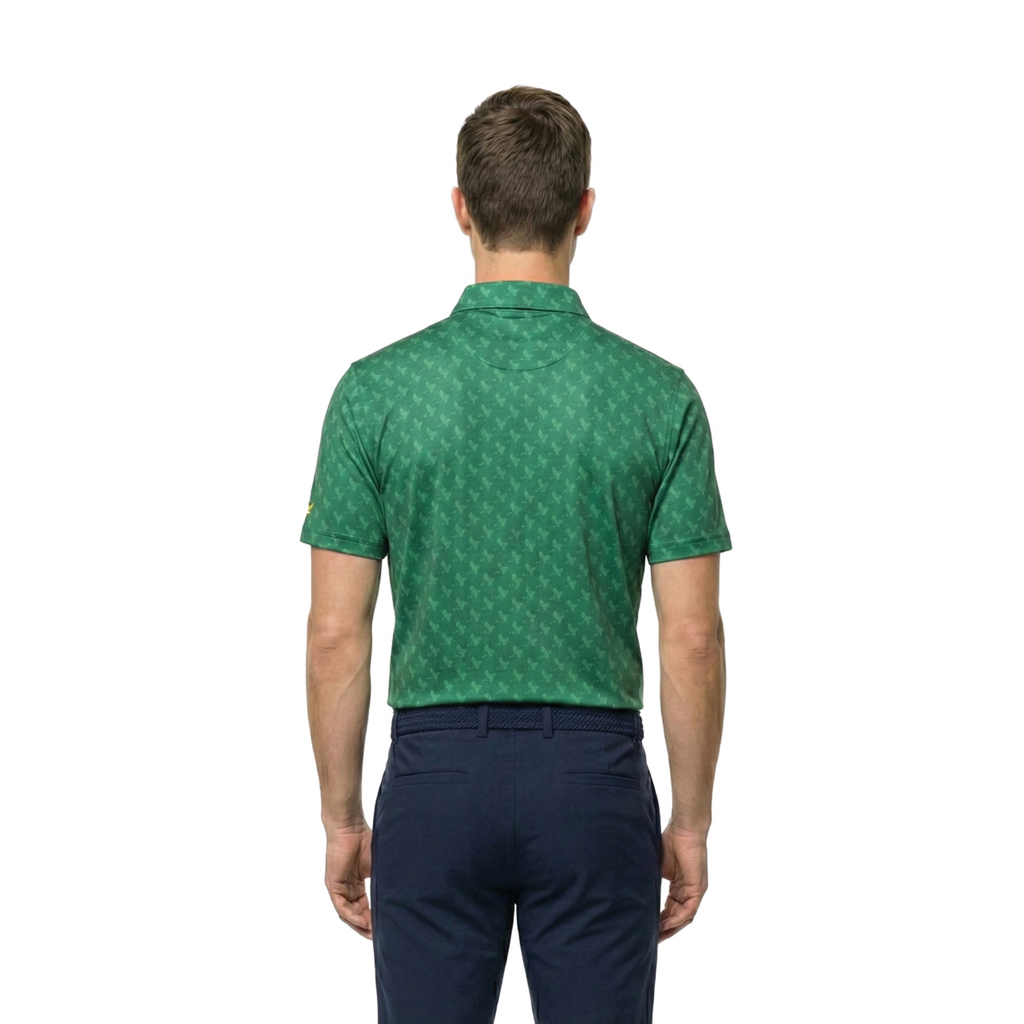 Birdie Bound Men's and Big and Tall Men's Novelty Print Polo Shirt, Sizes XS-4XLT