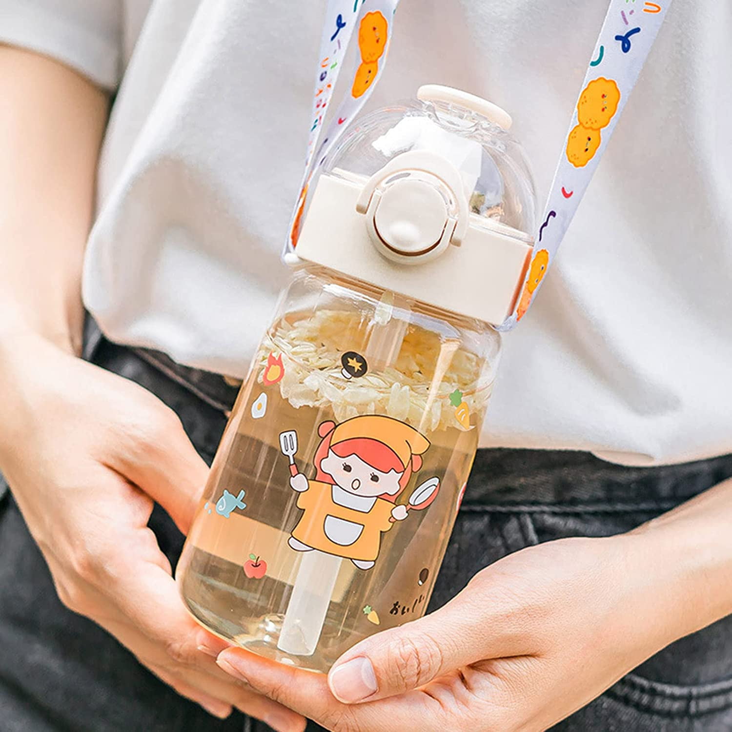 Ulzzang Girl Water Bottle - Pastel Kitten  Girls water bottles, Bottle, Water  bottle