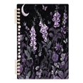 thumbnail image 7 of FORMRS 1-Subject Spiral Notebook 8" x 5" College Ruled 60 Refillable Sheet A5 Hard Cover, Light Purple Flowers, 7 of 7