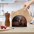 thumbnail image 6 of American Flag Deer Napkin Holder for Table Clear Napkin Stand Paper Holder Acrylic Organizer Dispenser Napkins for Dinner Kitchen Restaurant Room, 6 of 8