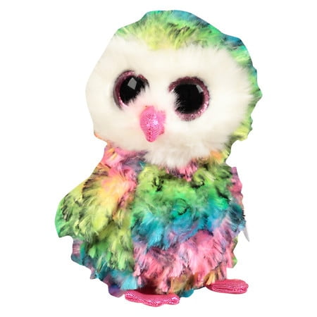 X3 Ty Beanie Boos 3" Owen The Owl Key Clip Chain RINF Plush Stuffed Animaltoynwt for sale online 