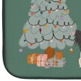 thumbnail image 4 of Black White Papillon Christmas Everyone Dish Drying Mat, 4 of 7