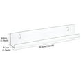 thumbnail image 3 of BNNG Floating Shelf Holds Vinyl Record Shelf Easy Tool Dry Wall Installation Clear Book Photo Display Rack Holder Wall Mount Shelf Bathroom Organizer, 3 of 6