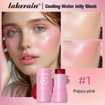 thumbnail image 4 of Jelly Blush Stick 3 In 1 Blush For Cheeks Lips Eyeshadow Moisturizing Contour Cream Long G8b9, 4 of 7