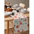 thumbnail image 4 of Watercolor Floral Hand Painting Table Runners for Dining Room Coffee Home Decoration Tablecloth Table Cover, 4 of 5