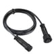 thumbnail image 4 of Cable de alimentación Htovila, impermeable, macho-hembra, para cobertizo, colgante, 1 m/39,4 pulgadas, 2 pines, para cobertizo solar, colgante, cubierta de alambre, macho-hembra, 1 m/39,4 pulgadas, 2, 4 of 6