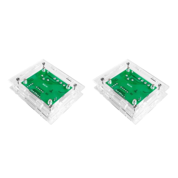 Bearachild Módulo controlador de temperatura DC 12V Dispositivos de detección eléctrica Placa LCD Controladores de temperatura Sensores de chips Type1 NO1