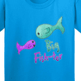 thumbnail image 4 of Inktastic Big Fish-ter Cute Fish Sisters Youth T-Shirt, 4 of 5