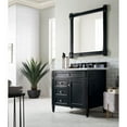 thumbnail image 4 of James Martin Vanities Brittany 36" Black Onyx Single Vanity w/ 3 CM Ethereal Noctis Quartz Top, 4 of 5