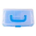 thumbnail image 4 of M Buder Caja de Almacenamiento Plegable de Tres Capas Organizador de Plástico Multiusos con Asa Portátil Azul Cielo (27 cm / 10.6 inches), 4 of 9