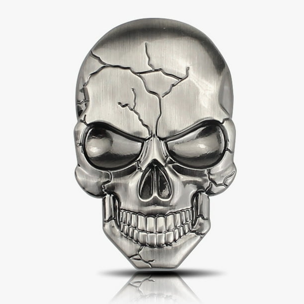 3D Bike Skull Stickers, 1 Pieces Skull Car Sticker, Skull Car