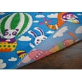 thumbnail image 5 of KC Cubs Boy & Girl Modern Decor Multicolor Area Rug and Carpet Collection for Kids, Toddlers and Baby Nursery, Flying Animal Friends, 5 of 6