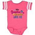 thumbnail image 3 of Inktastic My Grandma and Grandpa Love Me with Hearts Boys or Girls Baby Bodysuit, 3 of 5