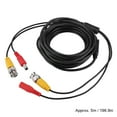 thumbnail image 3 of BNC + 2.1mm DC Metal And Copper Wire Coax Cable, CCTV Extension Cable, For TV Box LCD Monitor Commercial, 3 of 8