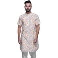 thumbnail image 1 of Atasi Kurta Imprimée pour Hommes Col Mandarin Coton Cambric Chemise Kurta Décontractée, 1 of 1