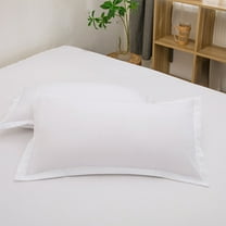 18.90x29.13 Inch Stretch Pillow Cases - Jersey Knit & Envelope Closure Pillowcases with Ultra Soft T-Shirt Like Polyester Blend - Suitable for Queen or Standard Size