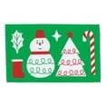 thumbnail image 1 of HEVIRGO Xmas Decoration Realistic Looking Smooth Edge Eco-friendly Compact Size Multipurpose Enhance Atmosphere Resin Mini Rug Sleigh Statue Decoration Party Favor for Home, 1 of 10