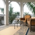 thumbnail image 4 of Safavieh Courtyard Steve Oriental Indoor/Outdoor Area Rug, Natural/Blue, 4' x 5'7", 4 of 10